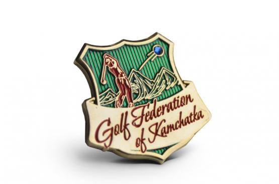 значок с логотипом клуба на заказ