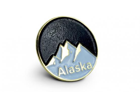 Значок на лацкан пиджака аляска